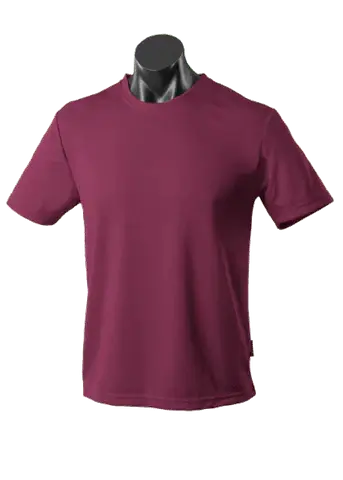 Aussie Pacific Men's Botany Tees 1207 Casual Wear Aussie Pacific Maroon S